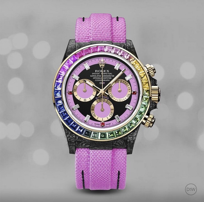 CARBON ROLEX DAYTONA RAINBOW PINK 950万円(税別)