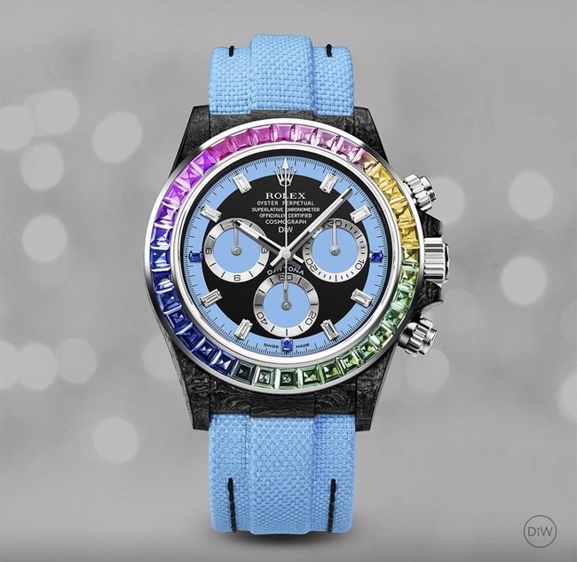 CARBON ROLEX DAYTONA RAINBOW BLUE BLUE 950 million yen (tax)