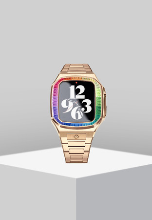 Apple Watch Case EV44 Rose Gold Rainbow