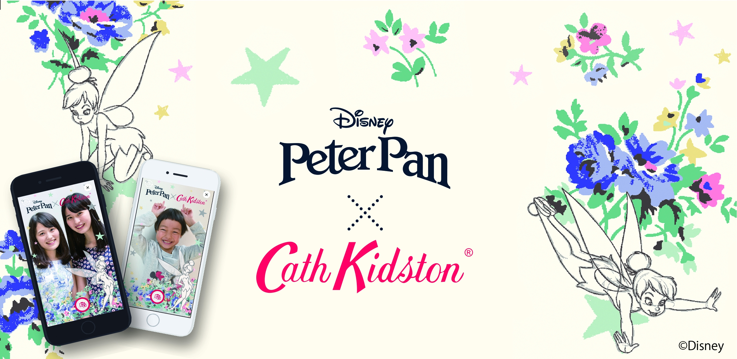 Disney × Cath Kidston コラボレーション「ピーター・パン 
