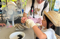 子供たちが化石発掘やカキ漁師の仕事にチャレンジ!うみのWORK WORKお仕事体験広場を開催しました