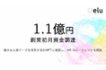HR AIエージェント「elu(エル)」創業初月に1.1億円の資金調達を実施