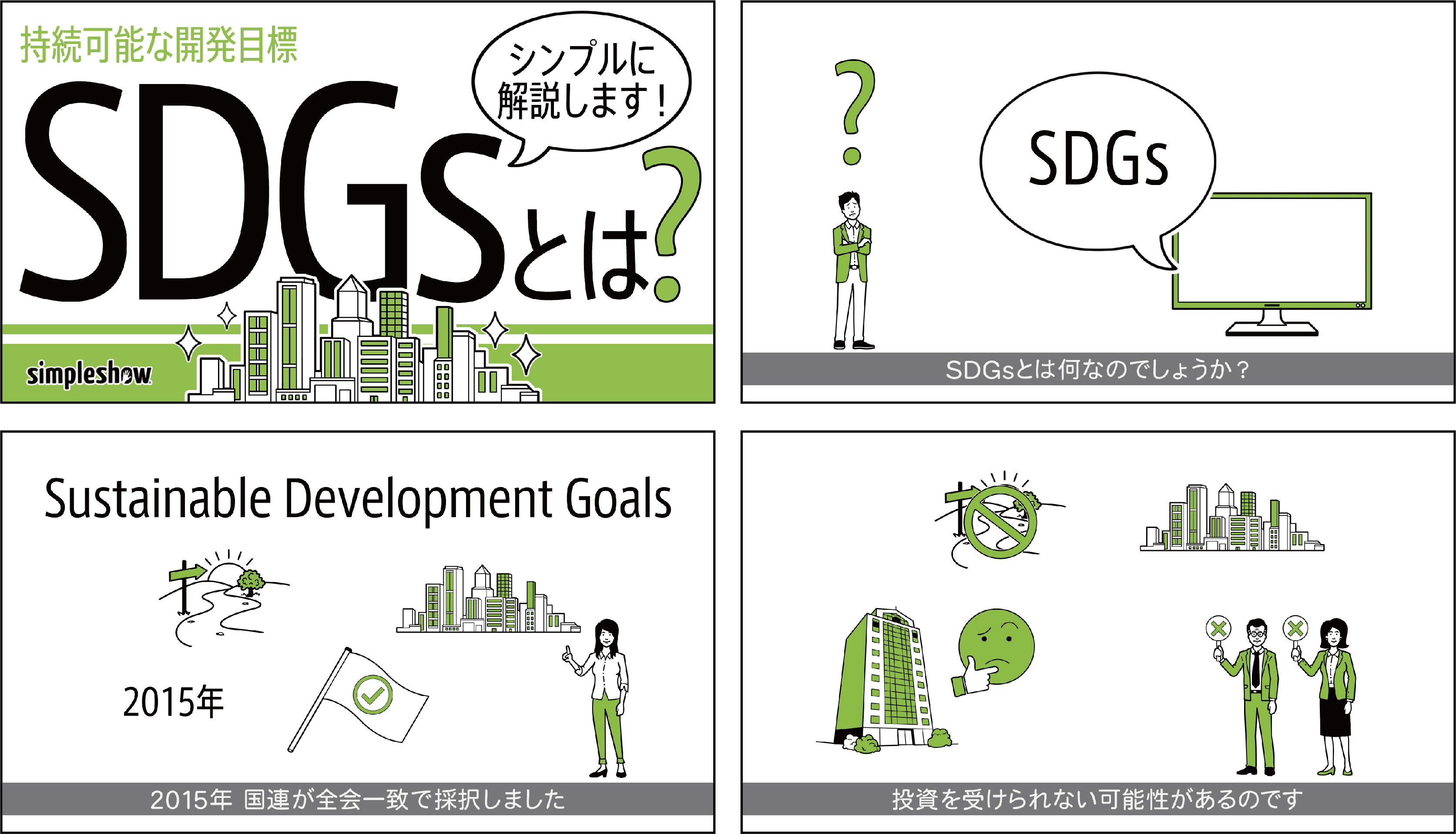 Simpleshowがわかりやすく解説 Sdgs 解説動画をリリース 株式会社simpleshow Japanのプレスリリース