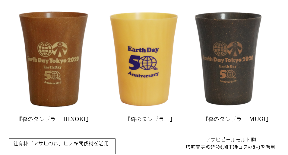 有機資源から生まれた『森のタンブラー』「アースデイ東京2020」でオンライン乾杯しよう！～『森のタンブラー』片手に地球のことを語ろう。“オンライン飲み会”を開催～