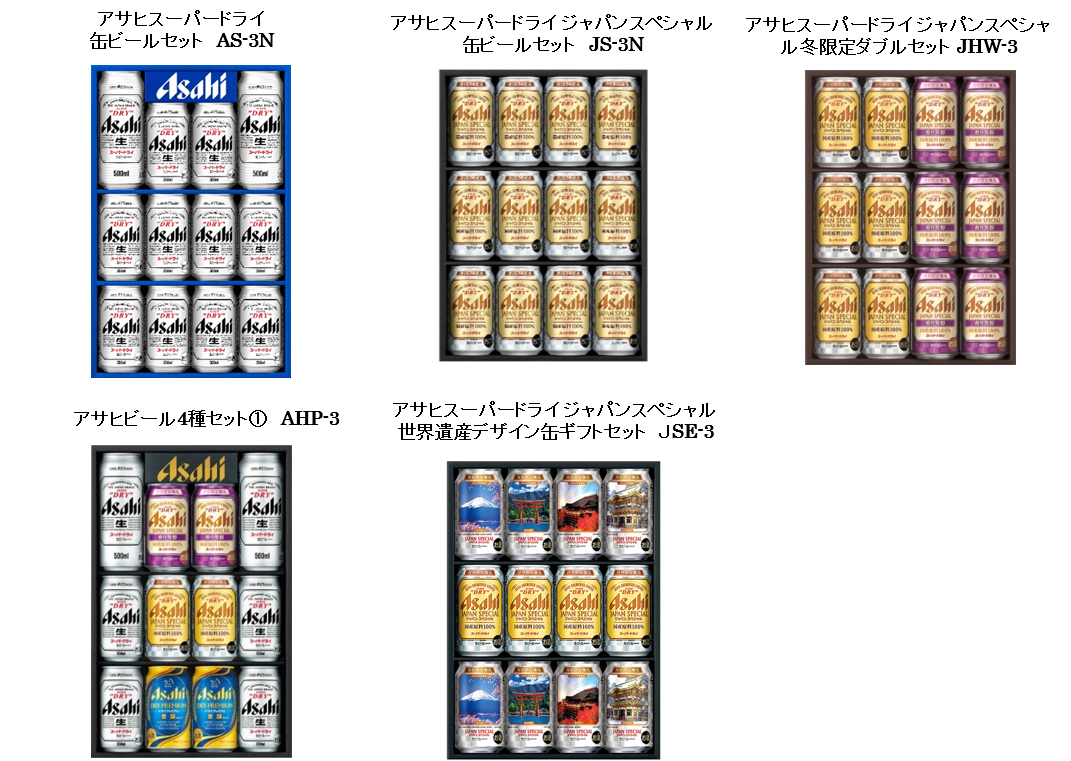 2020年アサヒビール歳暮ギフトセット特別限定醸造商品『スーパードライ ジャパンスペシャル 香り芳醇』新発売！世界遺産デザイン缶は売上1本につき1円を寄付し、世界遺産の保全活動にお役立ていただきます！