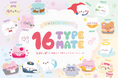 【新発売】性格タイプをテーマにした新キャラクターブランド「16 TYPE MATE(ジュウロクタイプメイト)」を発売開始