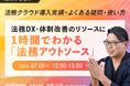 【無料ウェビナー開催2026.7.9】法務DX・体制改善のリソースに 1時間でわかる「法務アウトソース」～法務クラウド導入実績・よくある疑問・使い方～｜Authense法律事務所