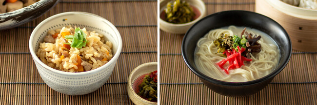 博多名物 かしわめし ／ 博多とんこつラーメン