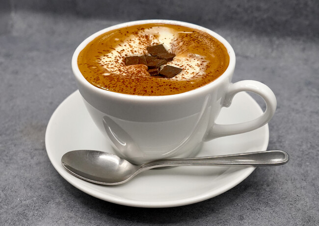 ダークチョコレートラテ¥650 ダークチョコレートラテ¥650