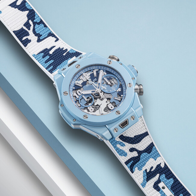 ビッグ・バン ウニコ スカイブルーカモ