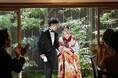 龍村美術織物、川島織物、富宏染工など一度は袖を通してみたい日本が誇る名門の花嫁衣裳が着られる結婚式が人気