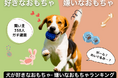 【飼い主358人に調査】犬が好きなおもちゃ・嫌いなおもちゃTOP10!リアルな声から見えた、おもちゃ選びのヒントとは?