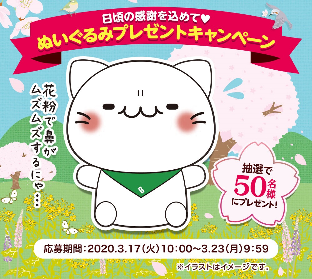 ご好評につきキャンペーン第4弾 ベルーナ公式キャラクター べるーにゃ ぬいぐるみ 日頃の感謝を込めてプレゼント 株式会社ベルーナのプレスリリース ご好評につきキャンペーン第4弾 ベルーナ公式キャラクター べるーにゃ ぬいぐるみ 日頃の感謝を込めてプレゼント 株式会社ベルーナのプレスリリース