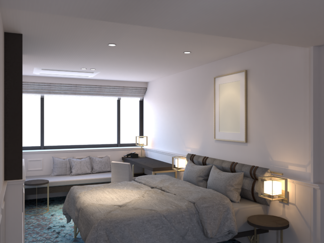 GINZA HOTEL by GRANBELL 客室 開放感溢れるツインのスタンダードルーム