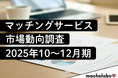 【マッチング市場動向調査】認知率6割の『タップル』などが堅調に推移、年末に急伸した“注目株”とは？（2025年10～12月期）