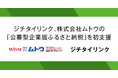 ジチタイリンク、「公募型企業版ふるさと納税」を初支援へ