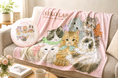【NEKO LAB】人気の猫柄ブランケット2種を8月12日より一般販売開始