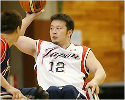 車いすバスケットボール現役時代の京谷和幸