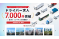 ドライバー専門求人サイト「カラフルキャリア」、掲載求人数が7,000件を突破