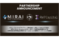 約10億ドルの暗号資産運用資産実績を有するRe7 Capital Ltdとの戦略的パートナーシップ締結に関するお知らせ