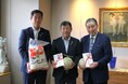 愛知県下の全児童養護施設へコシヒカリ１０トン、メロン４８６玉を寄贈しました