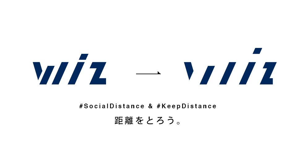 ソーシャルディスタンス 推進を目的としたロゴを公開 Socialdistance Keepdistance 距離をとろう 株式会社wizのプレスリリース