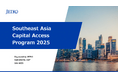 Southeast Asia Capital Access Program 2025 の受託と参加企業募集のお知らせ