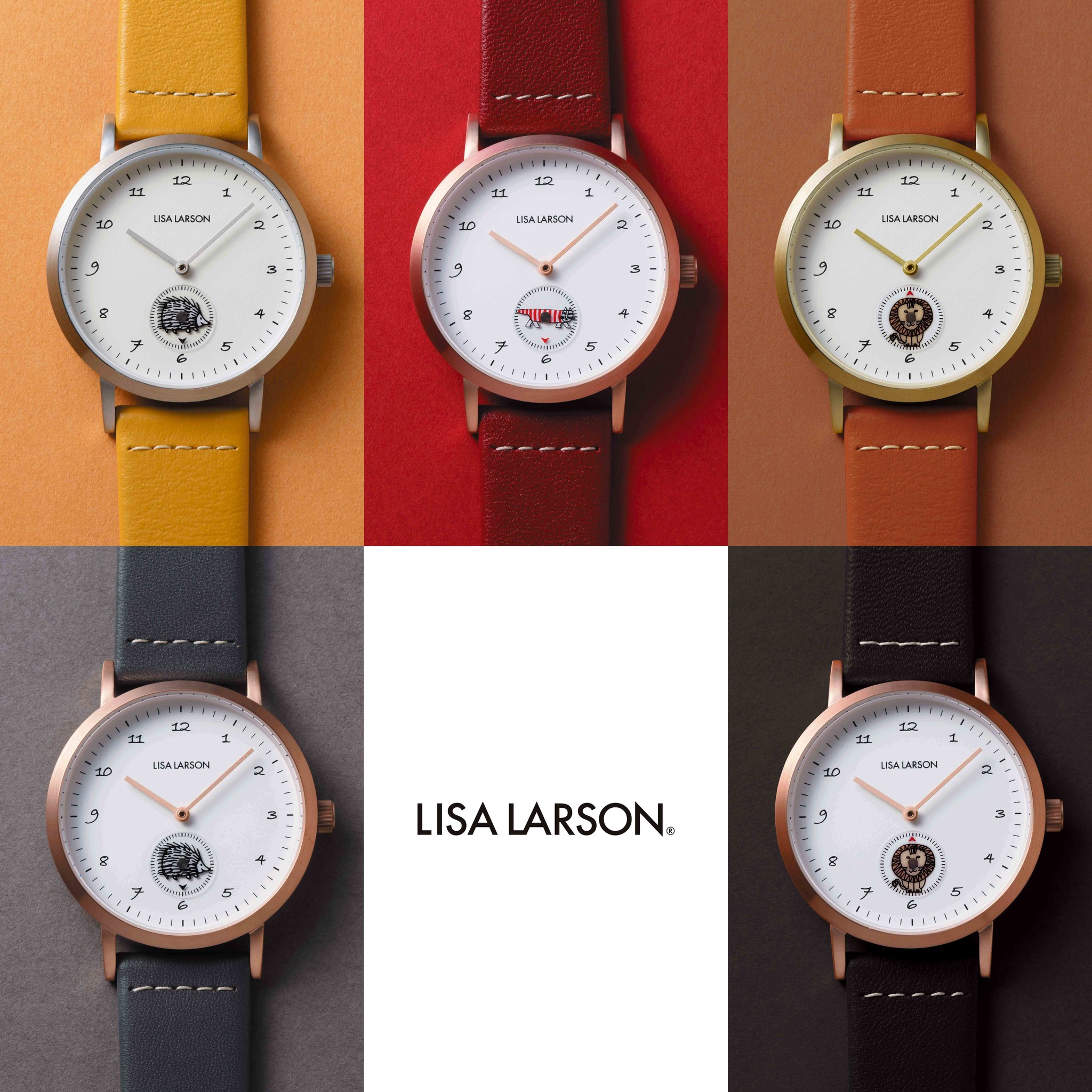 【新品•未使用】LISA LARSON ウォッチ（替えベルト付）