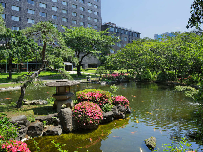 季節の移り変わりが美しい日本庭園（ザ・プリンス さくらタワー東京）