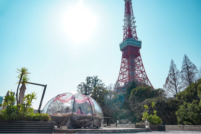 東京タワーの絶景を前にお過ごしいただける
