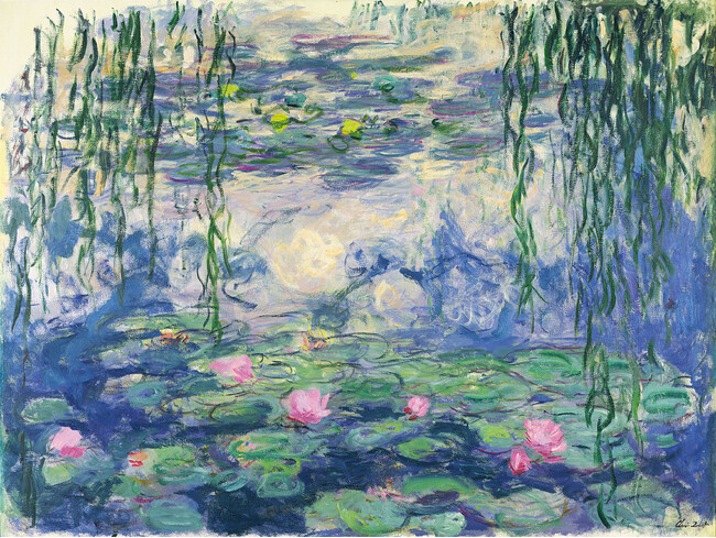 クロード・モネ 《睡蓮》 1916-1919年頃 油彩／カンヴァス マルモッタン・モネ美術館、パリ (C) musēe Marmottan Monet