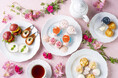 CanCam Night Poolとコラボレーションした「Peach Afternoon Tea‐Collaboration with CanCam Night Pool‐」を販売 東京プリンスホテル