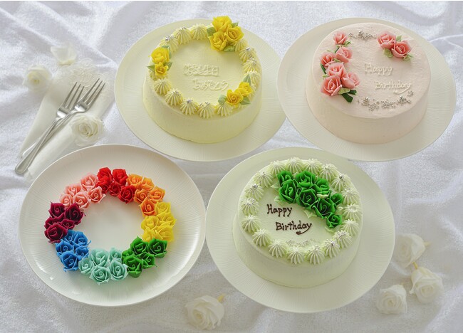 お好みの色・デザインパターンからお選びいただける推し色ケーキ