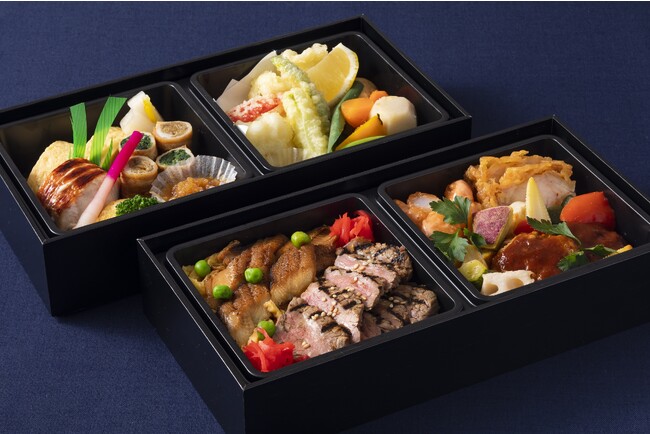 彩り豊かなお持ち帰り用「和洋二段重弁当」をご用意（イメージ）