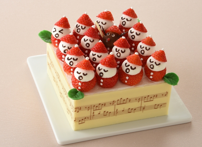 リーガロイヤルホテル広島 クリスマスケーキ プレゼントボックスをイメージした 少人数で楽しめる大人向けケーキ や表情の違いを楽しめるサンタクロースがかわいらしいケーキ新登場 Jjnet