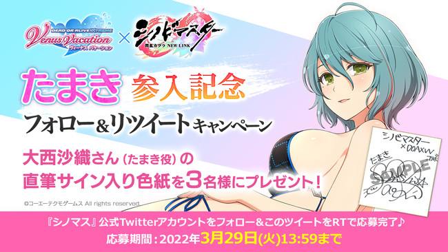 DOAXVV シノマス コラボ 当選品 マリーローズ たまき ほのか シノビマスター 閃乱カグラ NEW LINK」が「DOA XVV」と復刻
