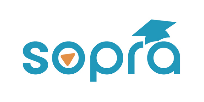 映像学習サービス「sopra（ソプラ）」ロゴ