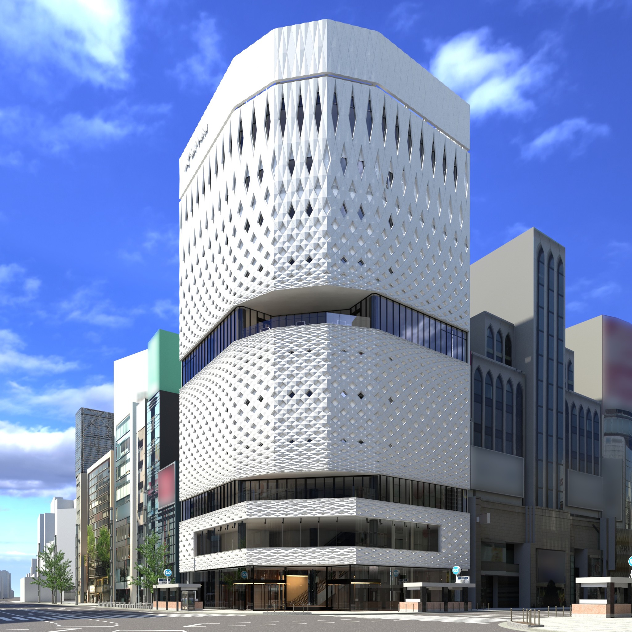 銀座５丁目再開発計画 本日 上棟 施設名称を ｇｉｎｚａ ｐｌａｃｅ 銀座プレイス に決定 サッポロ不動産開発株式会社のプレスリリース