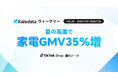 【Kalodata週次レポート】日本TikTok Shop市場、GMV26.9億円を維持　平均販売価格12.2%上昇、夏需要を背景に食品・飲料や家電が伸長（7月20日週）