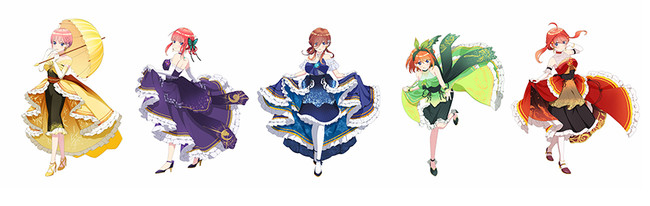 △描き下ろしカラードレス絵柄 △描き下ろしカラードレス絵柄