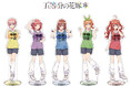 TVスペシャルアニメ『五等分の花嫁*』から、五つ子がビブスを着た新規描き下ろしグッズを含む新商品が7月5日発売! アニメイトでは、特典「ブロマイド」がもらえるフェアも開催!!