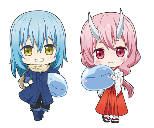 描きおこしイラスト使用 アクリルスタンド（1巻：リムル、2巻：シュナ）
