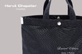 【Hervé Chapelier（エルベシャプリエ）】公式オンラインストア限定カラーが登場！究極の黒に「ブラン（白）タグ」が映える、上品なスクエアトート「704CB」を6月27日（土）より発売