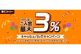 【みんなのFX】9月1日から「ご入金で最大3%キャッシュバックキャンペーン」を開催!