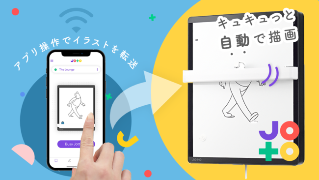 イラストや文字 写真を 全自動 で描写 ホワイトボードを遠隔で操作する新感覚コミュニケーションツール Joto きびだんご株式会社のプレスリリース