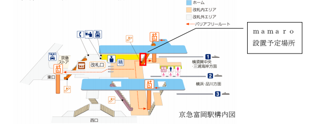 京急富岡駅に個室ベビーケアルーム Mamaro を試験導入します Trimのプレスリリース