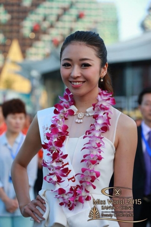 MissWorld2015日本代表中川知香　世界大会にて