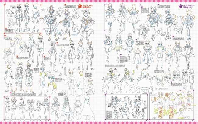 キラキラ☆プリキュアアラモード 設定資料集＋色紙 - キャラクターグッズ
