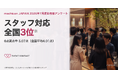 【顧客満足度「スタッフ対応」全国3位※】婚活イベント「EVENT CONTACT」、machicon JAPAN 2026年7月度お客様アンケートで高評価プロモーターに選出