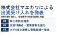株式会社マエカワによる出資受け入れ